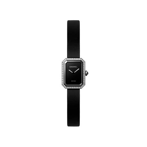 chanel black ribbon watch